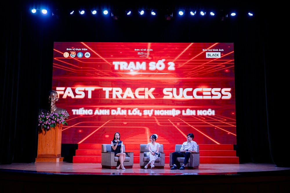 IELTS Arena hợp tác với Học viện Ngân hàng tổ chức Workshop Fast Track Success 2024