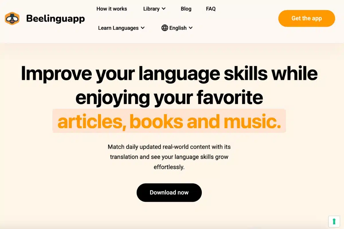 Beelinguapp giúp bạn nghe tiếng Anh giao tiếp hàng ngày miễn phí
