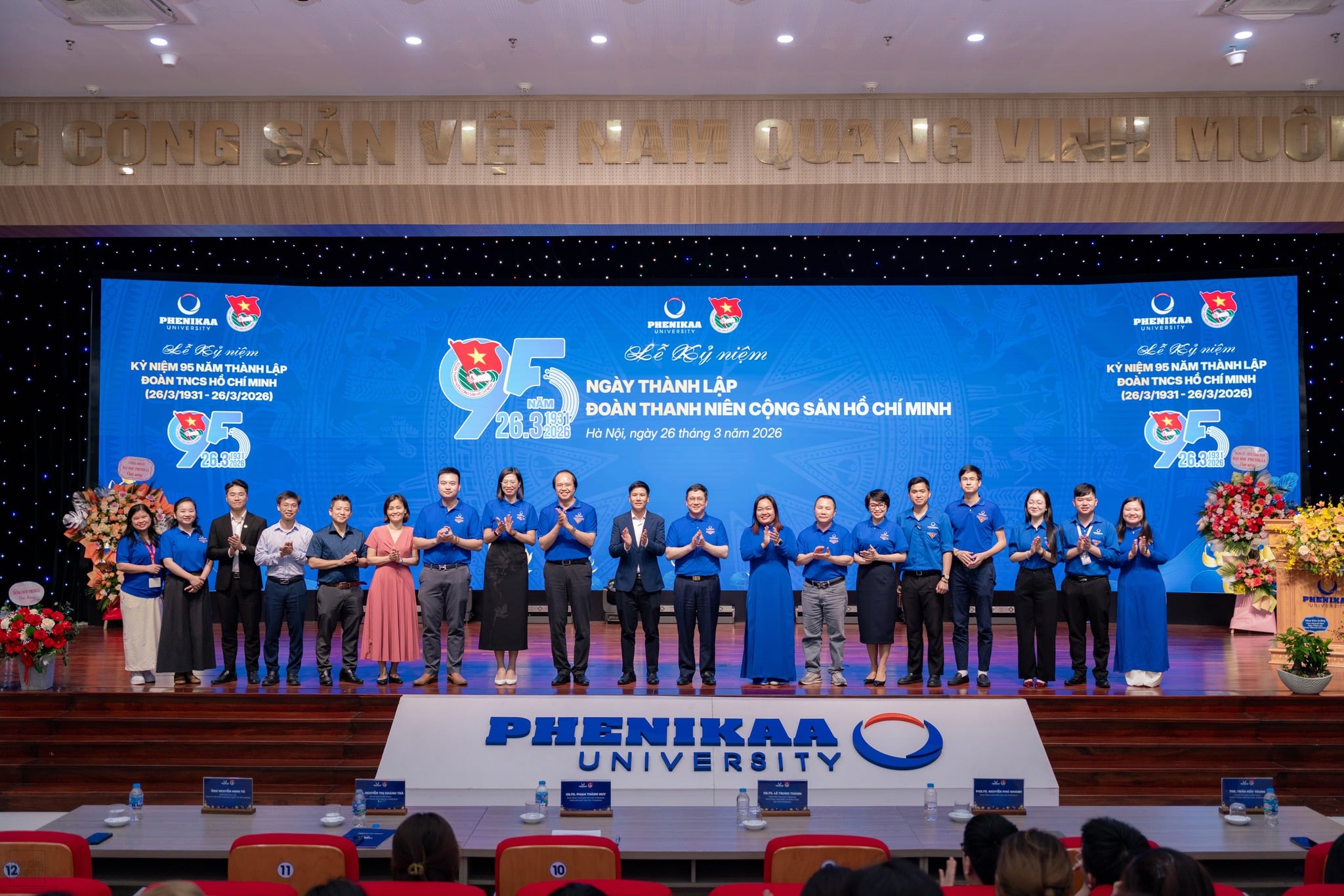Niềm vui và lòng tự hào của Ban lãnh đạo, Ban Giám hiệu và các đoàn viên, thanh niên Đại học Phenikaa trong ngày lễ kỷ niệm trọng đại