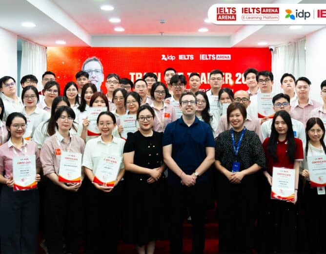 IELTS Arena x IELTS IDP: KHÔNG NGỪNG NÂNG CAO CHẤT LƯỢNG ĐỘI NGŨ GIÁO VIÊN QUA CHƯƠNG TRÌNH ĐÀO TẠO CHUYÊN SÂU “TRAIN THE TRAINER 2026”